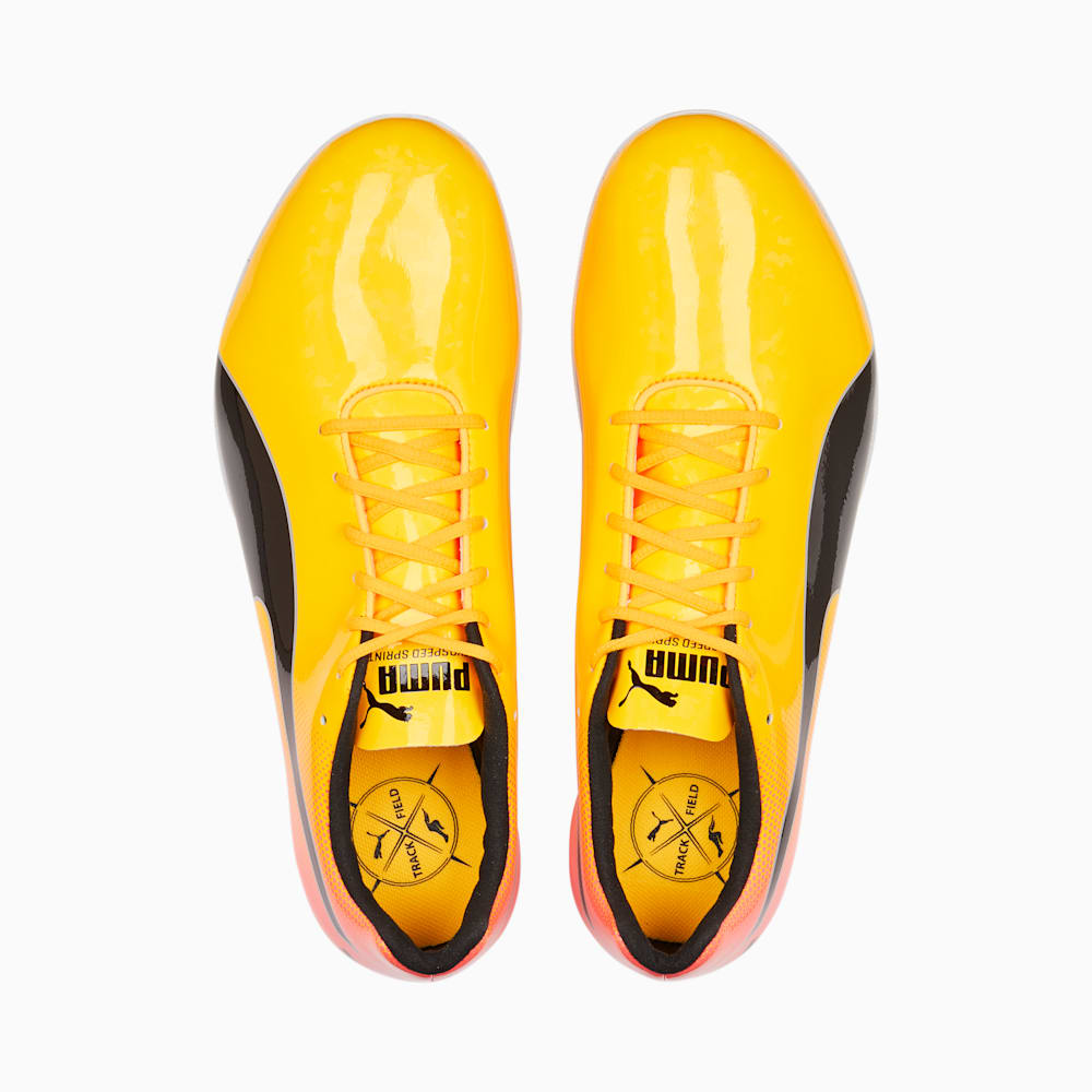 evoSPEED Sprint 14 Track and Field Unisex Shoes Sun Stream Sunset Glow Puma Black PUMA Shoes PUMA