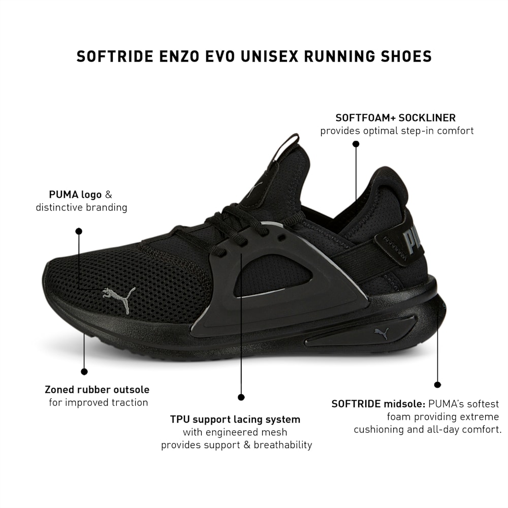 Softride Enzo Evo Running Shoes Puma Black CASTLEROCK PUMA Shop All Puma PUMA