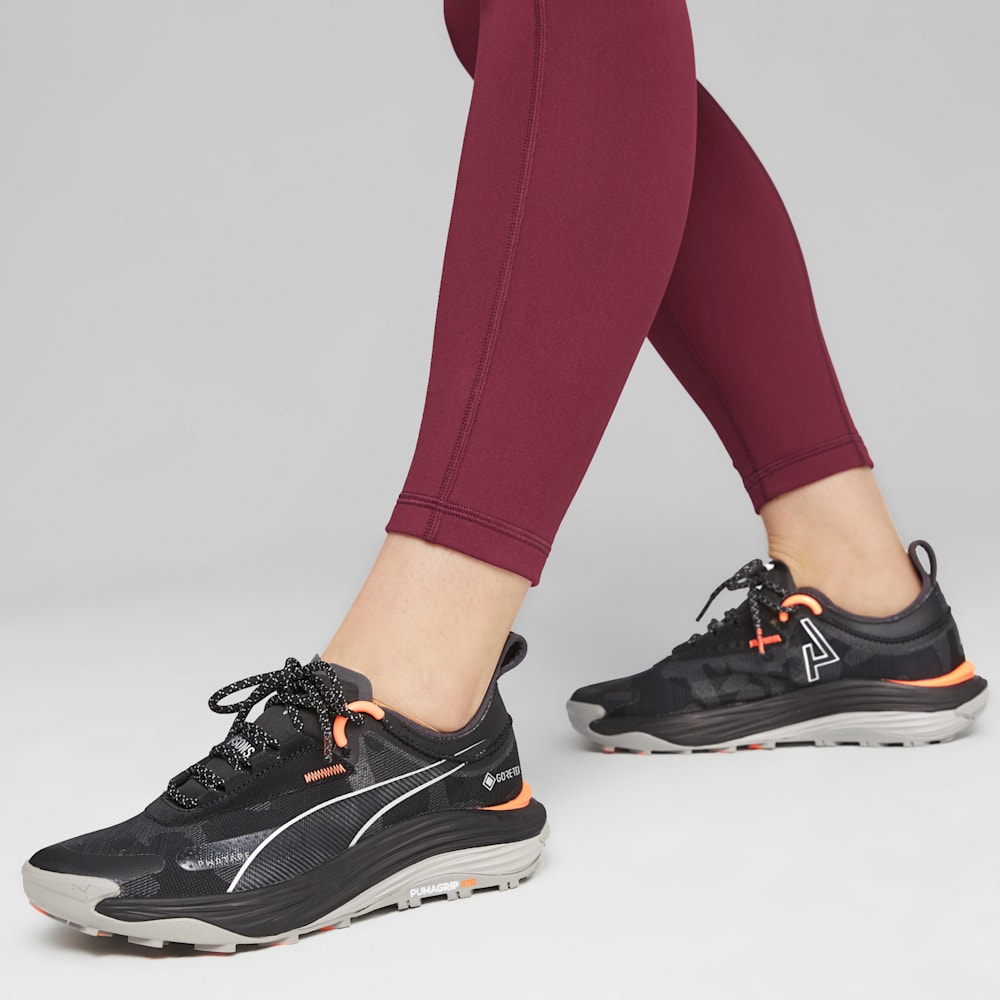 Voyage NITRO 3 Gore Tex Women s Trail Running Shoes PUMA Black Neon Sun PUMA NITRO PUMA