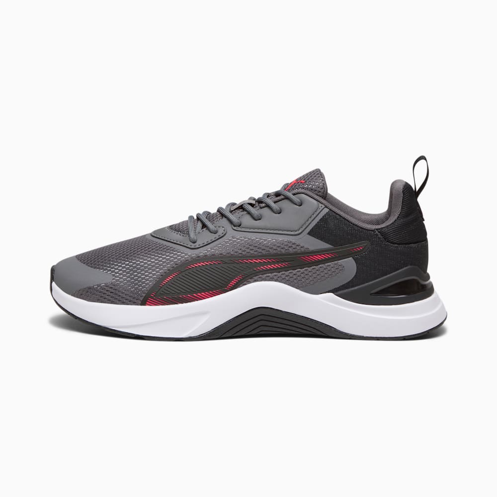 Infusion Unisex Training Shoes, Cool Dark Gray-PUMA Black-Fire Orchid-PUMA White, large-NZL