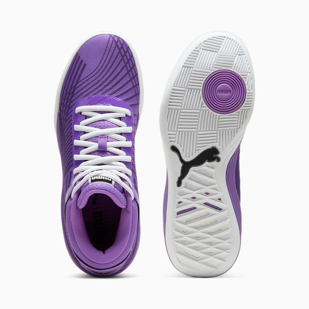 Puma clyde court purple clearance