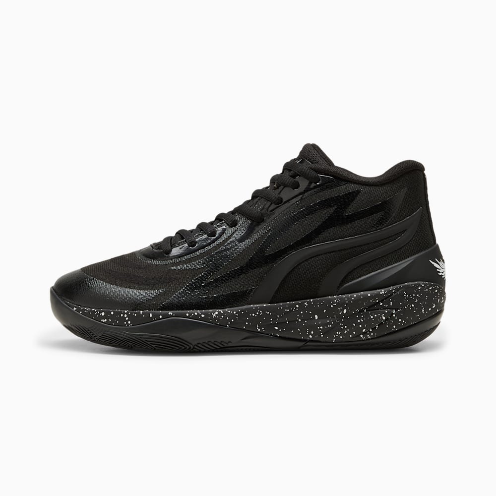 Puma black basket shoes cheap