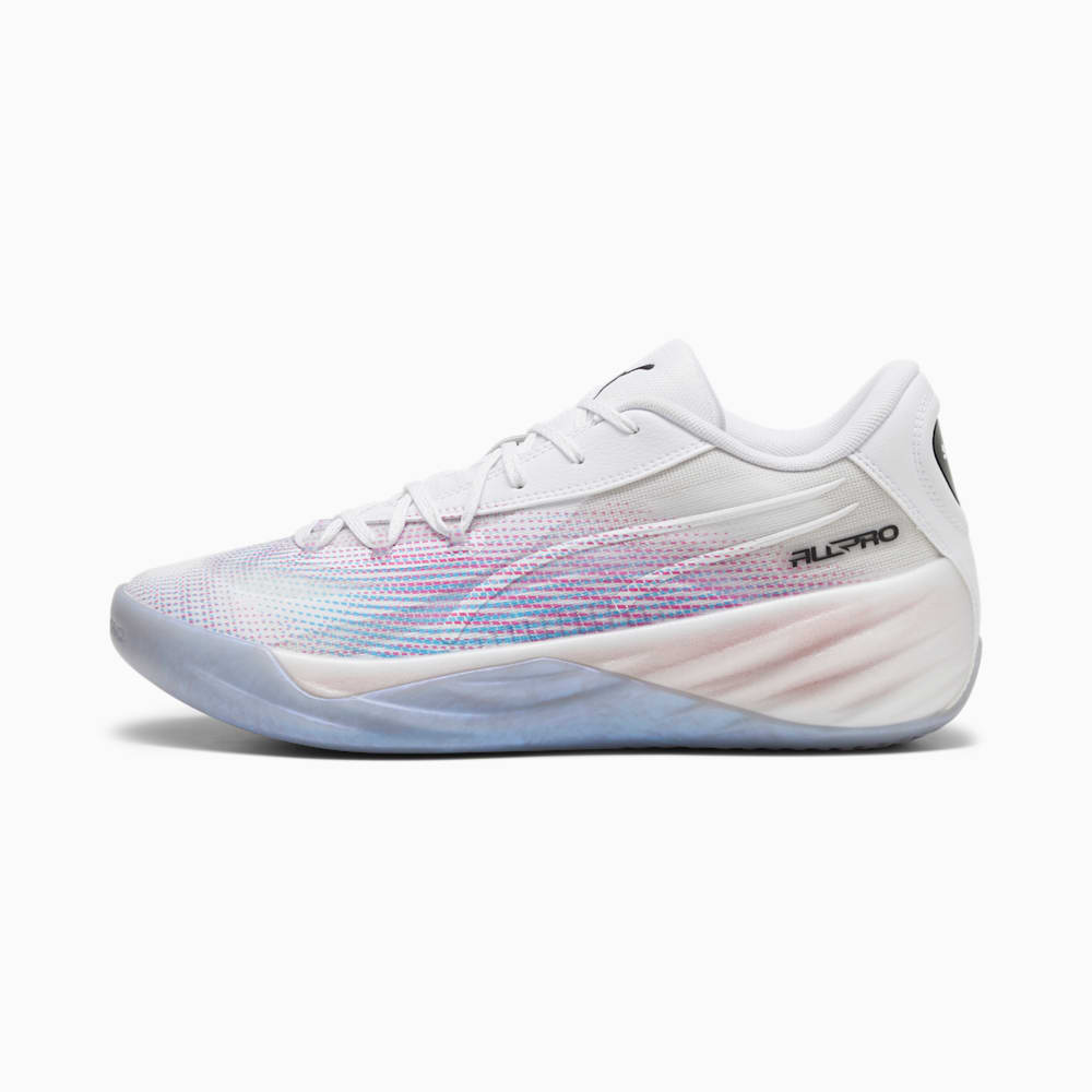 Puma basketball shoes white and pink deals