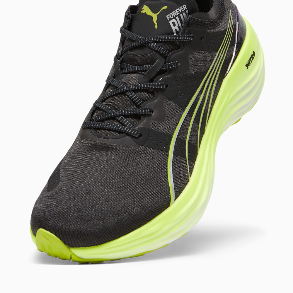 ForeverRun NITRO Men s Running Shoes PUMA Black Lime Pow Mineral Gray PUMA Shop All Puma PUMA