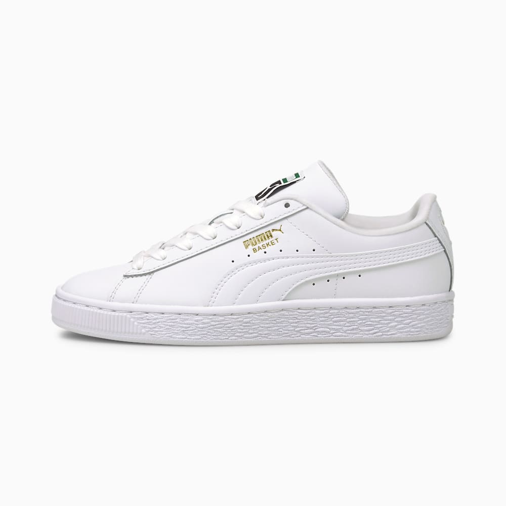 Basket Classic XXI Big Kids' Sneakers, Puma White-Puma White, large