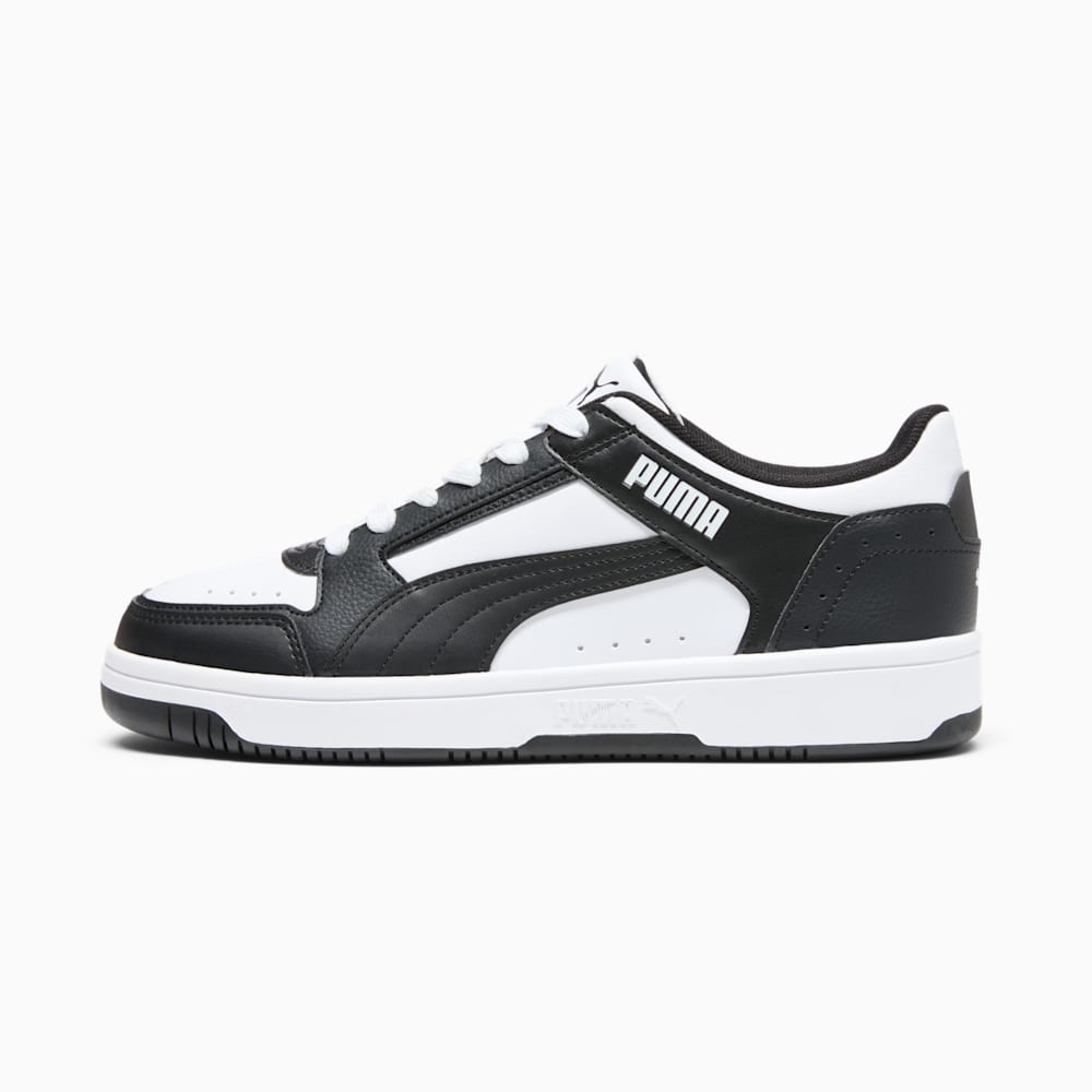 Rebound Joy Low Sneakers, PUMA White-PUMA Black, large