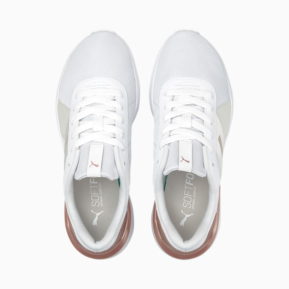 Puma sneakers wit rose store
