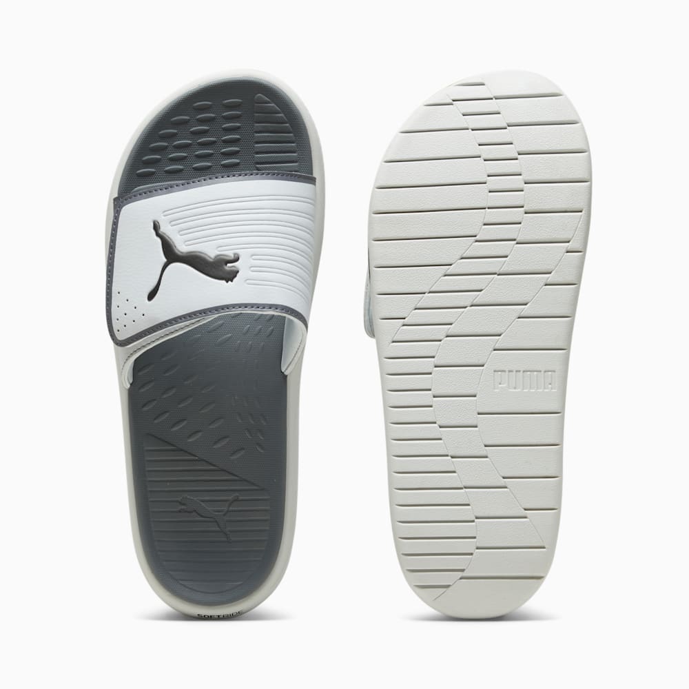 Puma slides gray top