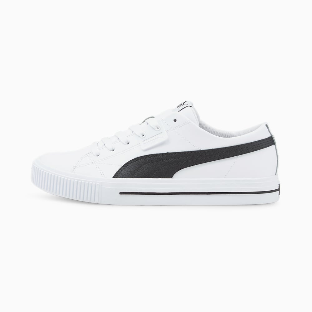 Puma white and black trainers sale