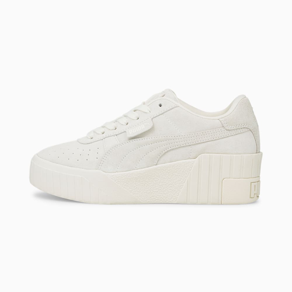 Cali Wedge Tonal Women's Sneakers, Pristine-Marshmallow, large-NZL