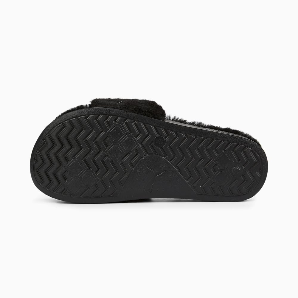 Puma slides fur black outlet