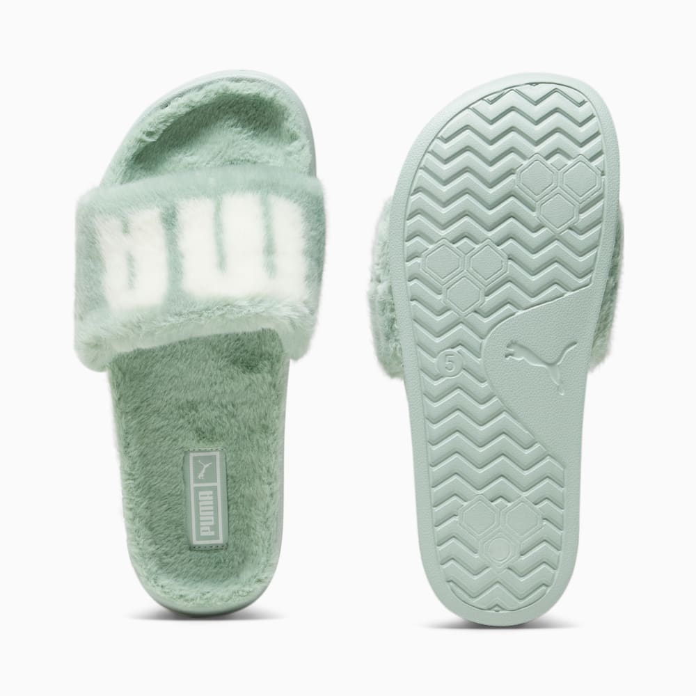 Puma slides womens green deals