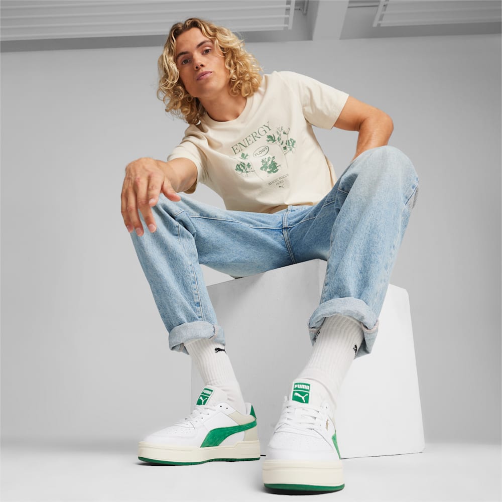 Puma green white sneakers sale