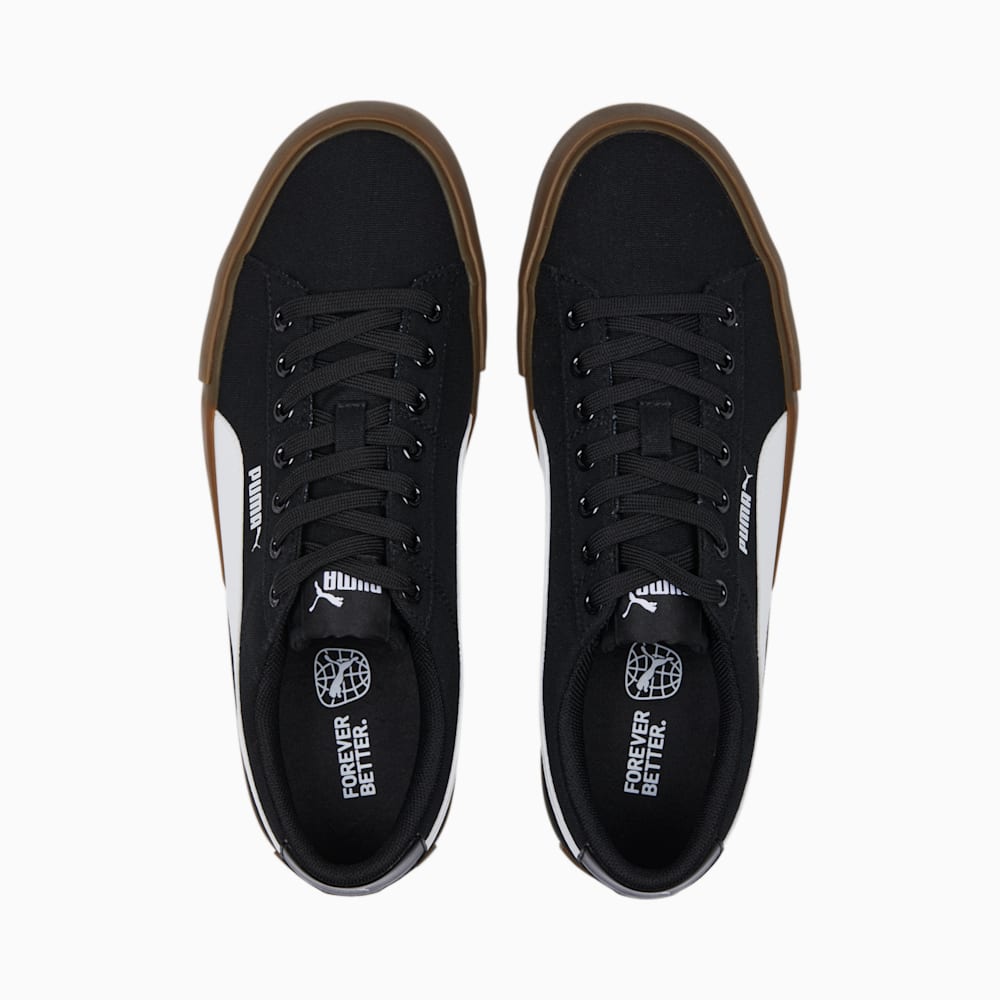 Puma black canvas shoes top