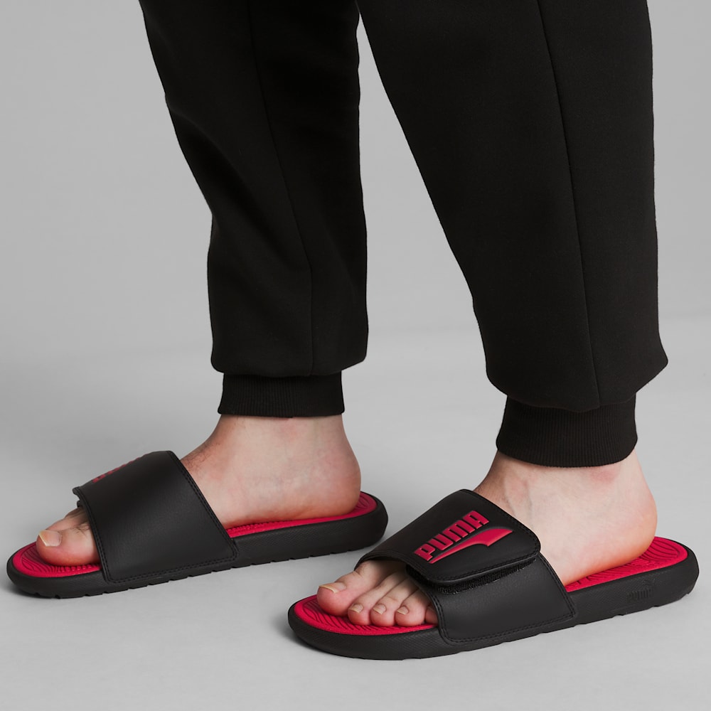 Puma slides on feet hot sale