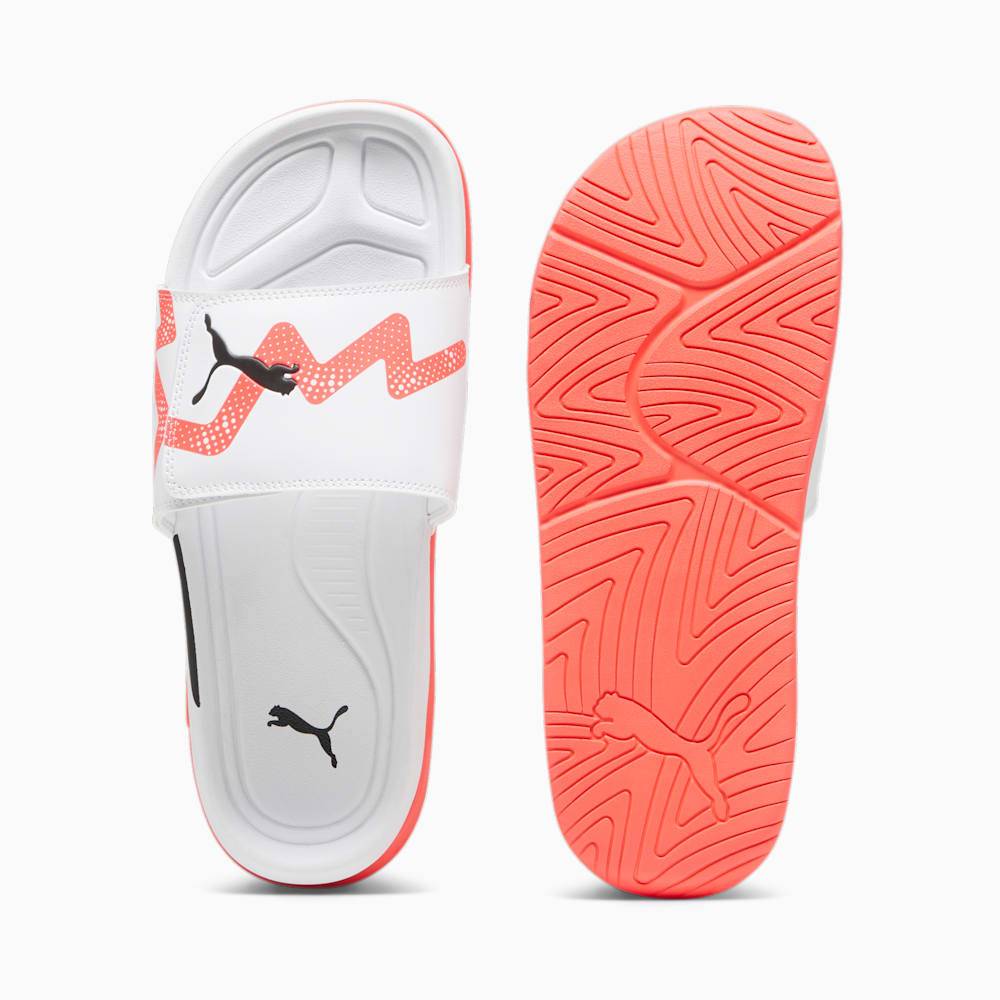 Puma orange slides top