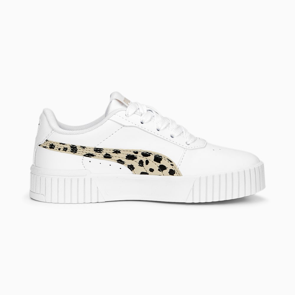 Carina 2.0 Animal Sneakers Girls 4 8 years PUMA White Granola PUMA Black PUMA Gold PUMA Kids PUMA