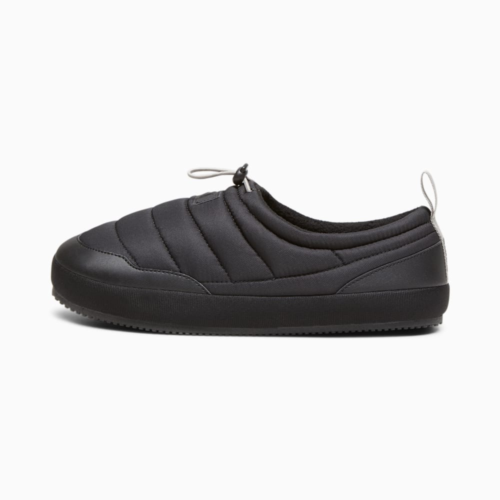 PUMA Tuff Padded Plus Unisex Slippers, PUMA Black-Concrete Gray, large-NZL