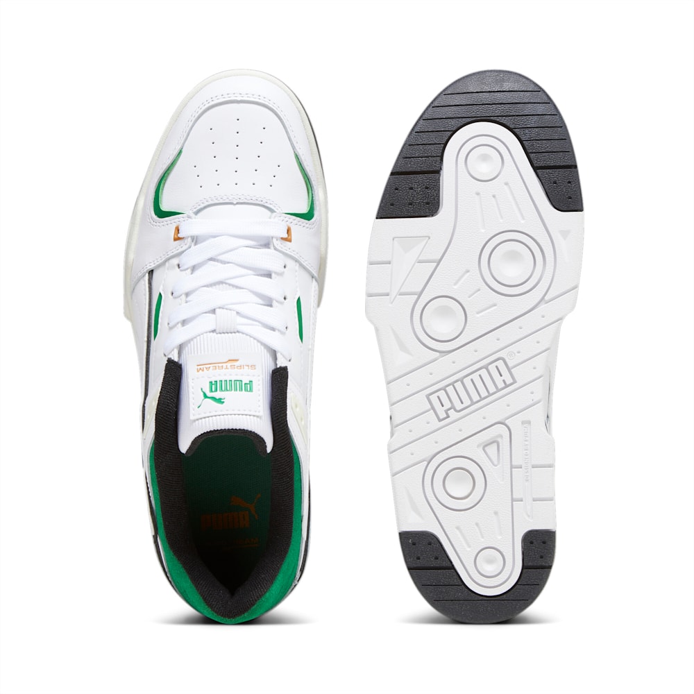 Puma green white sneakers sale