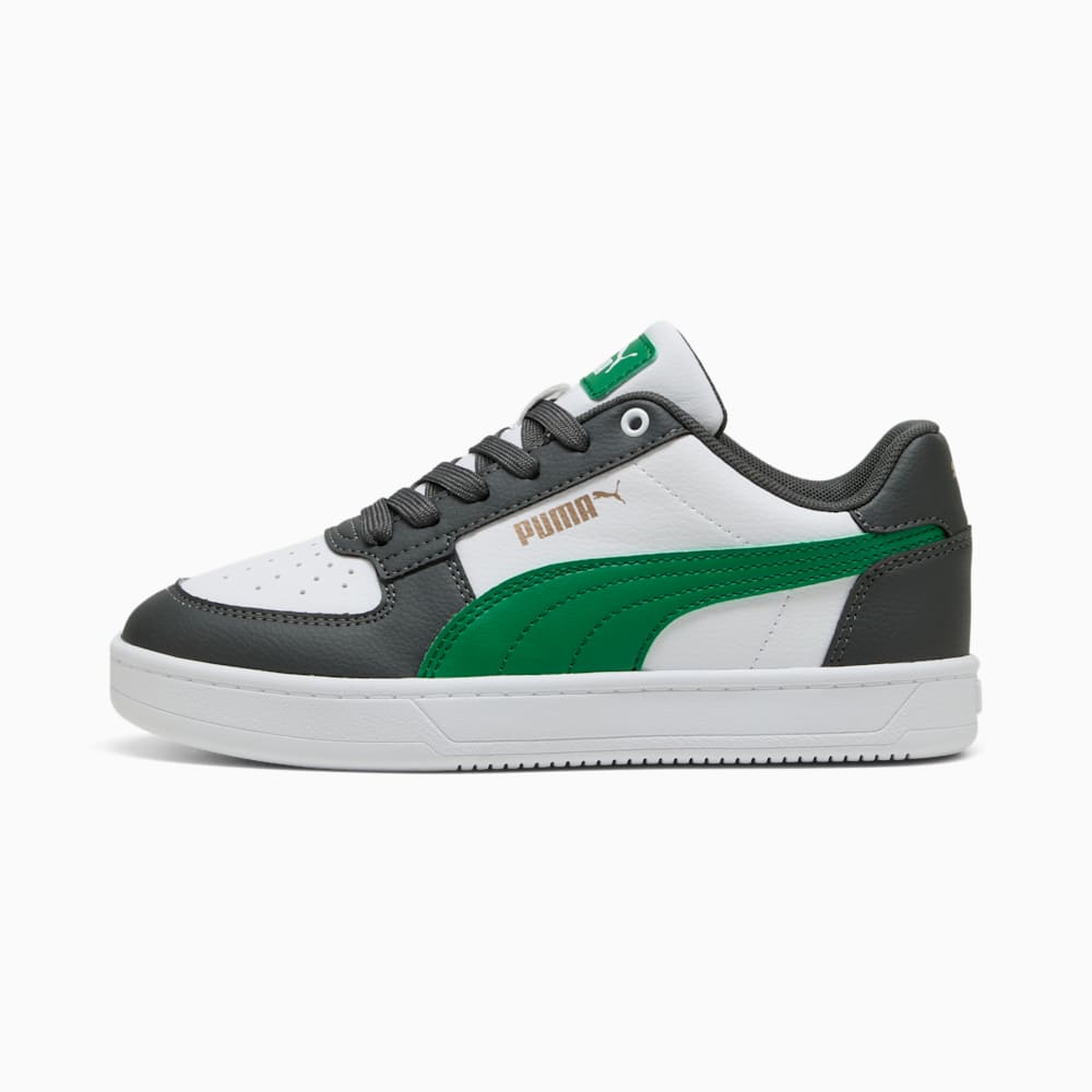 PUMA Caven 2.0 Big Kids' Sneakers, Shadow Gray-Archive Green-PUMA White, large