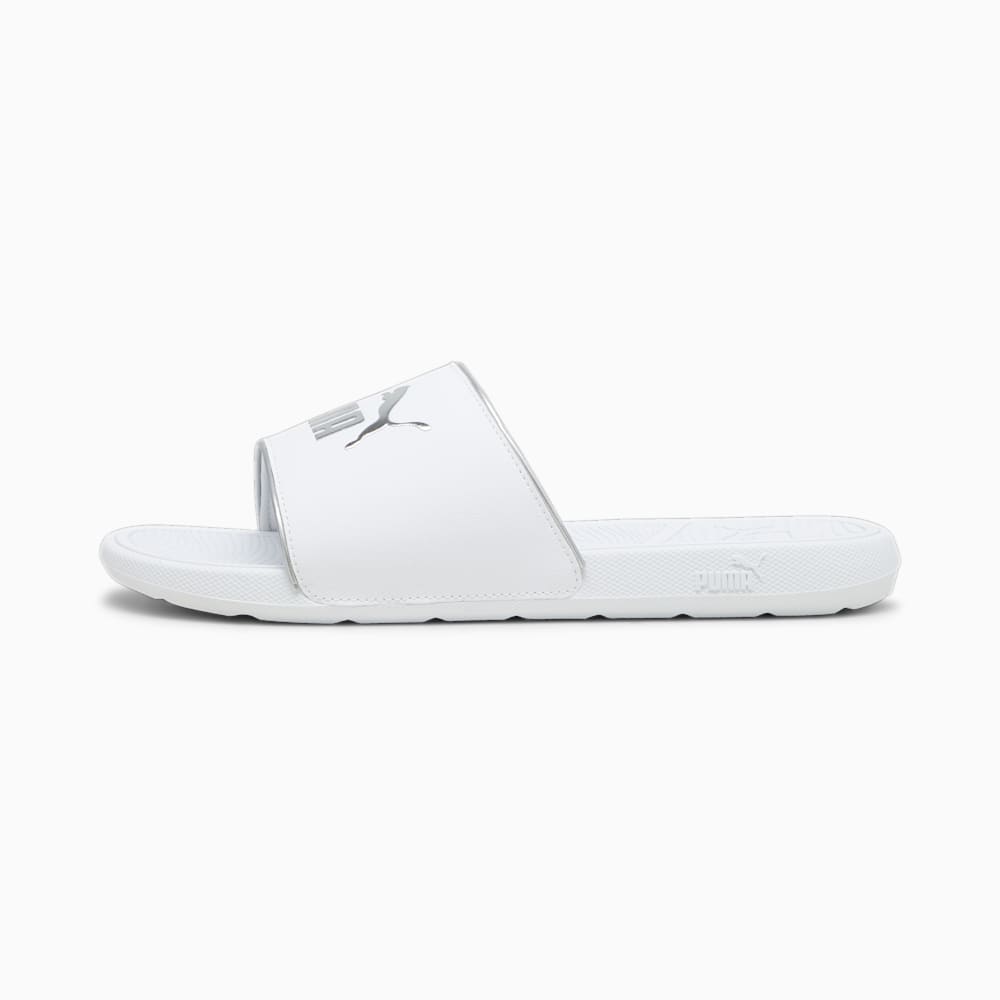 Puma slides womens silver shop