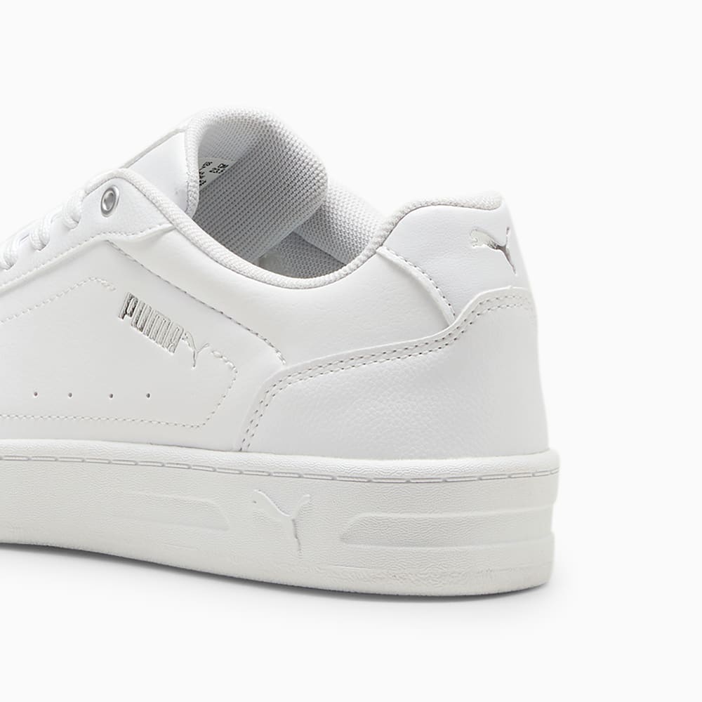 Court Classy Women s Sneakers PUMA White PUMA Silver PUMA Shoes PUMA