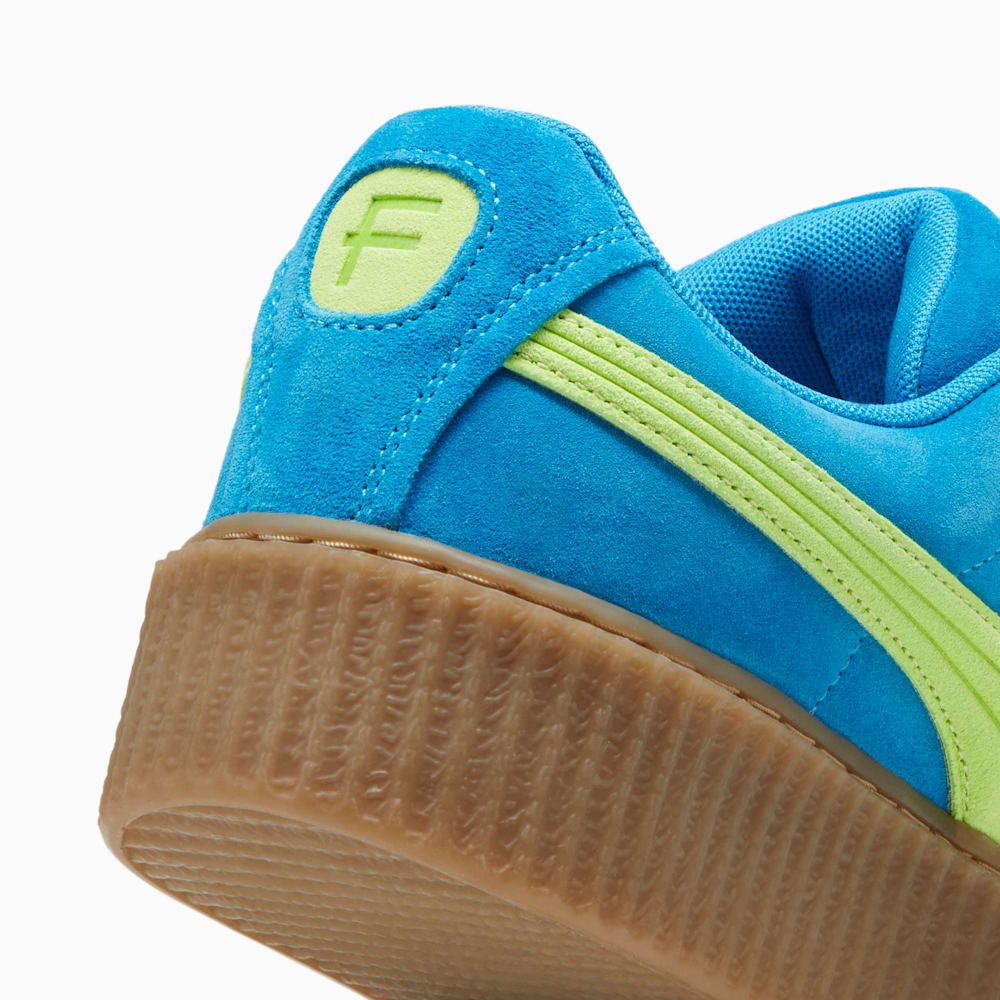 Puma creepers blue and lime green sale