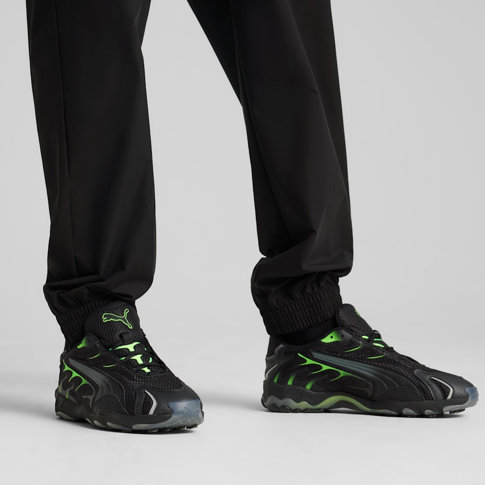 Inhale Sneakers Unisex | PUMA Black-Green Glare | PUMA Shop