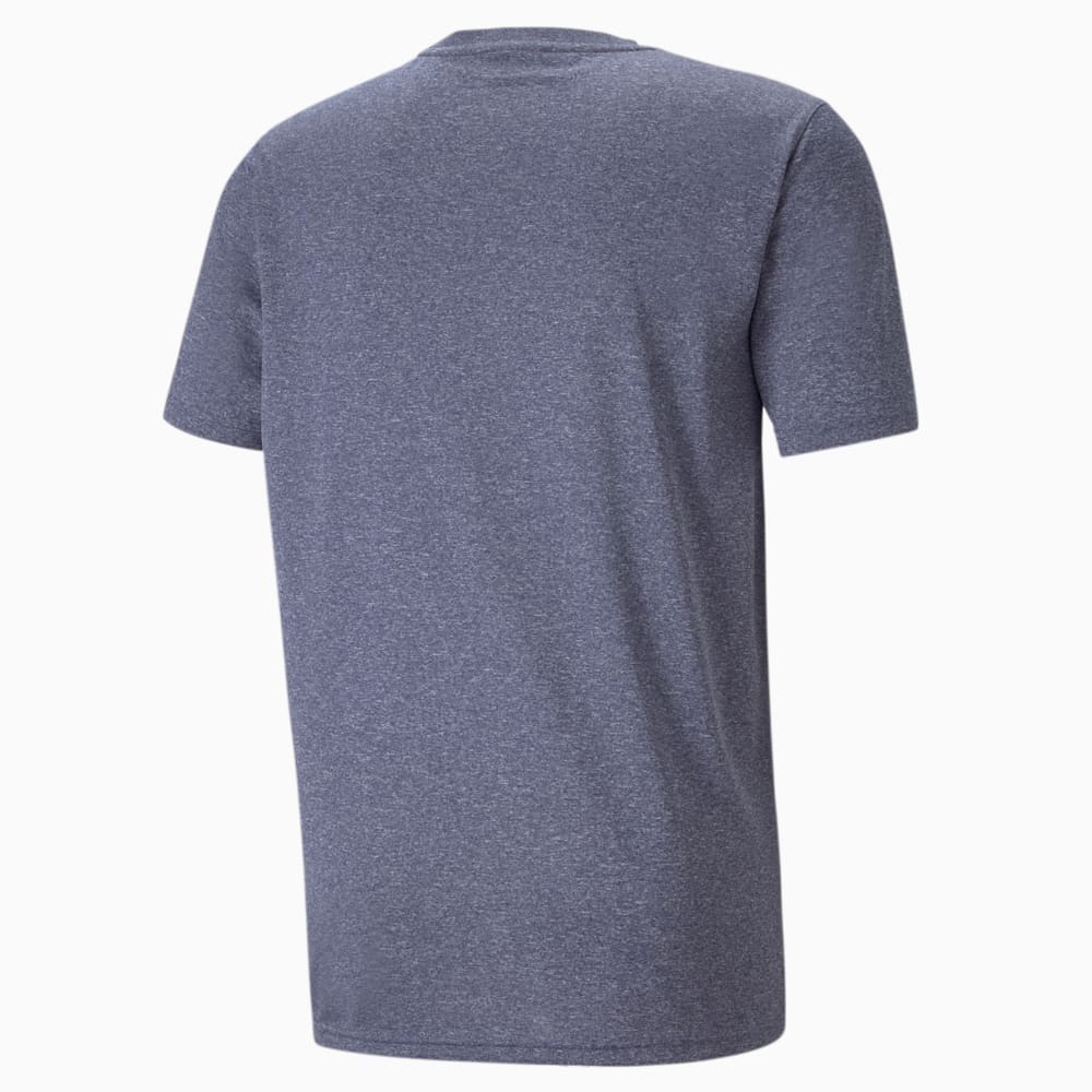 Performance Heather Men s Training Tee Peacoat Heather PUMA Shoes PUMA
