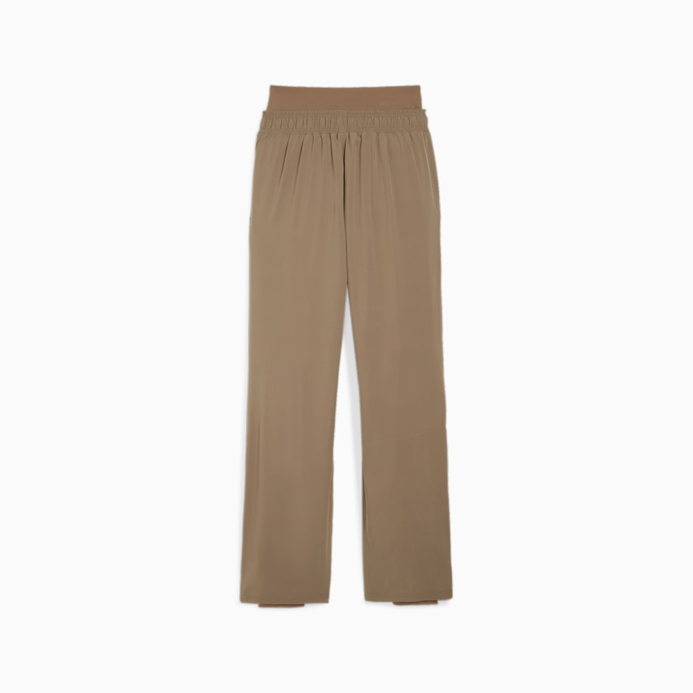 Modest Activewear Women s Wide Leg Training Pants Totally Taupe PUMA Shoes PUMA