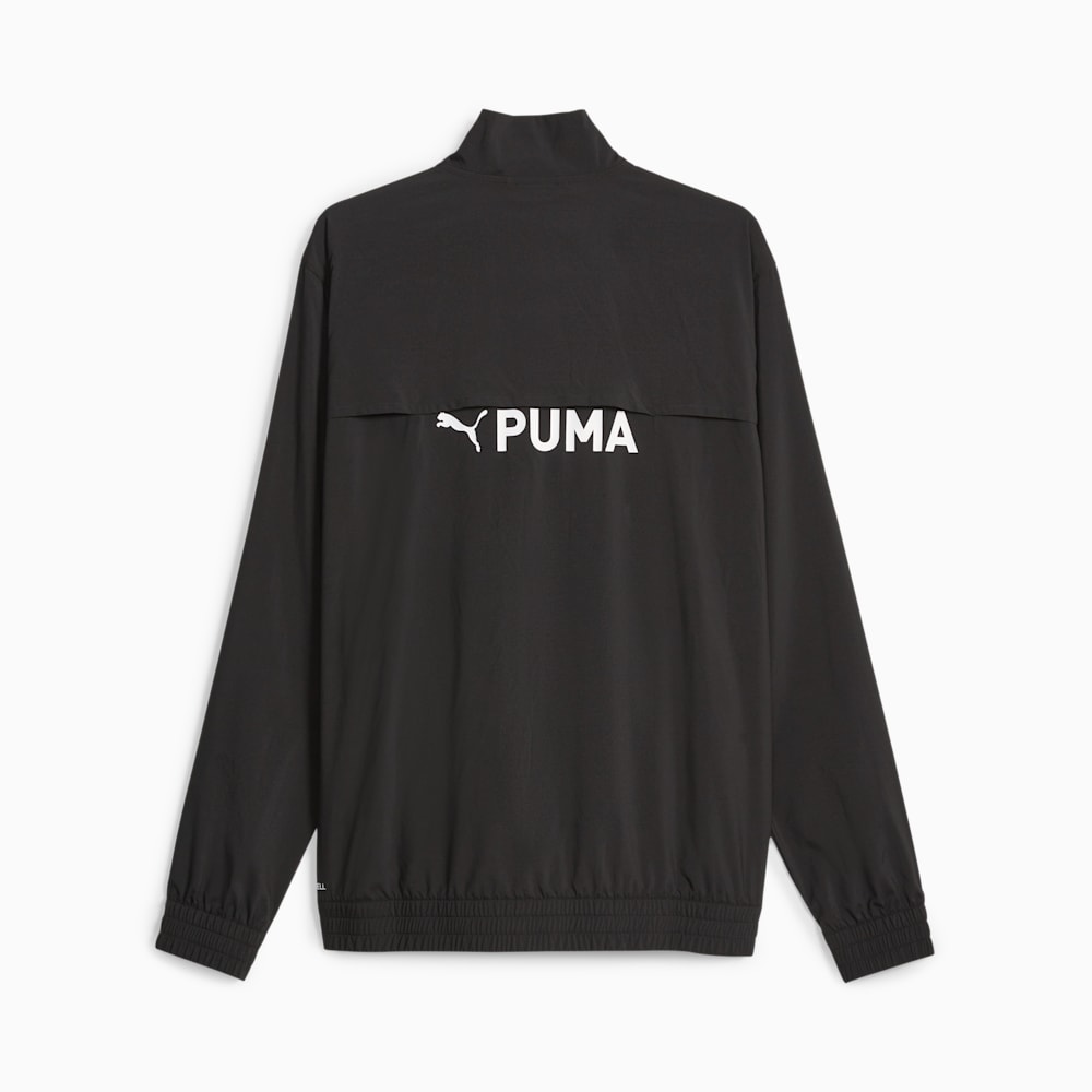 PUMA FIT Full Zip Woven Training Jacket Men PUMA Black PUMA Shoes PUMA