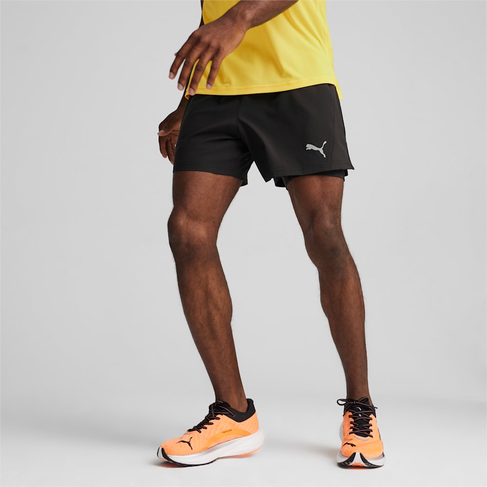 Mens running shorts with built in compression shorts top