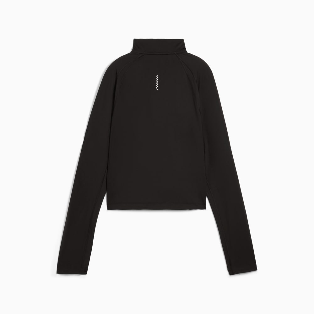 PUMA RUN CLOUDSPUN Quarter Zip Women s Top
