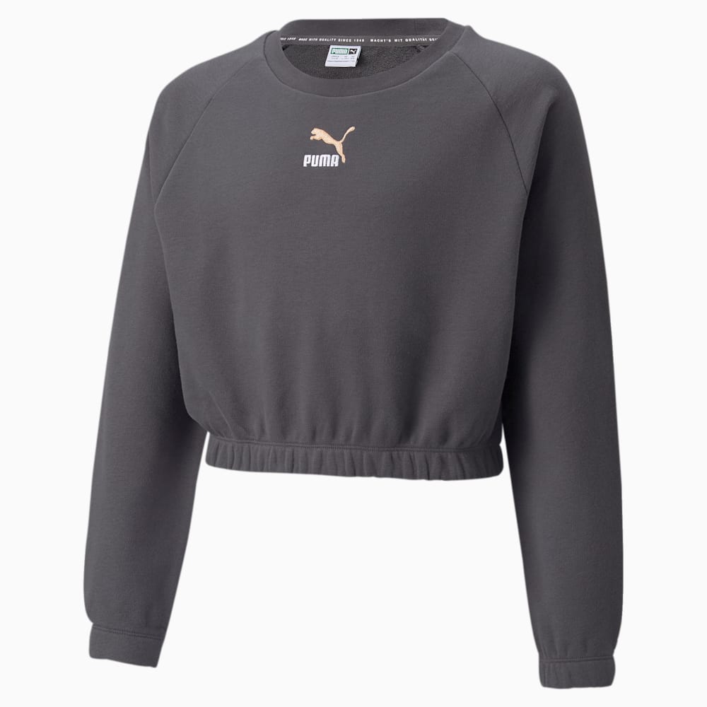 GRL Cropped Crew Neck Youth Sweater