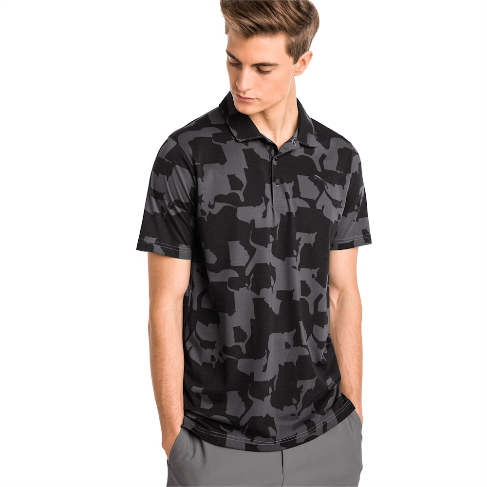 Puma camo golf shirt clearance