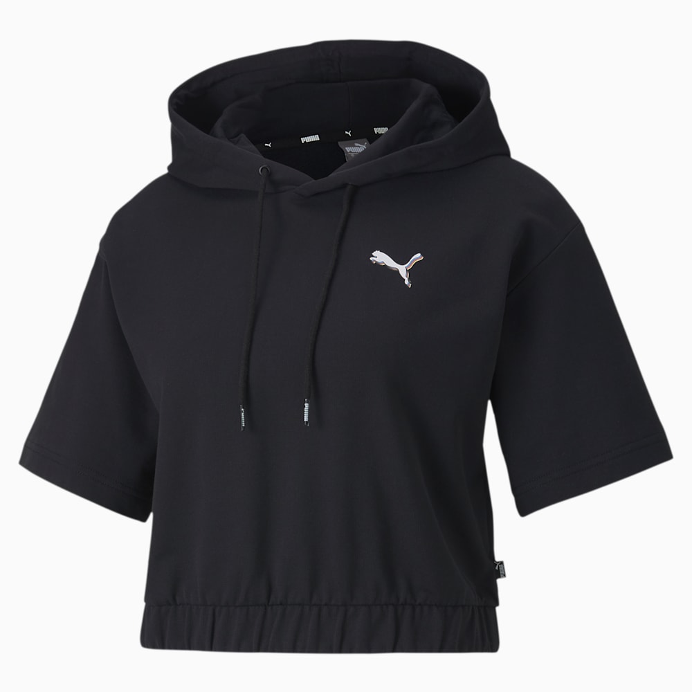 PUMA Celebration Women s Short Sleeve Hoodie