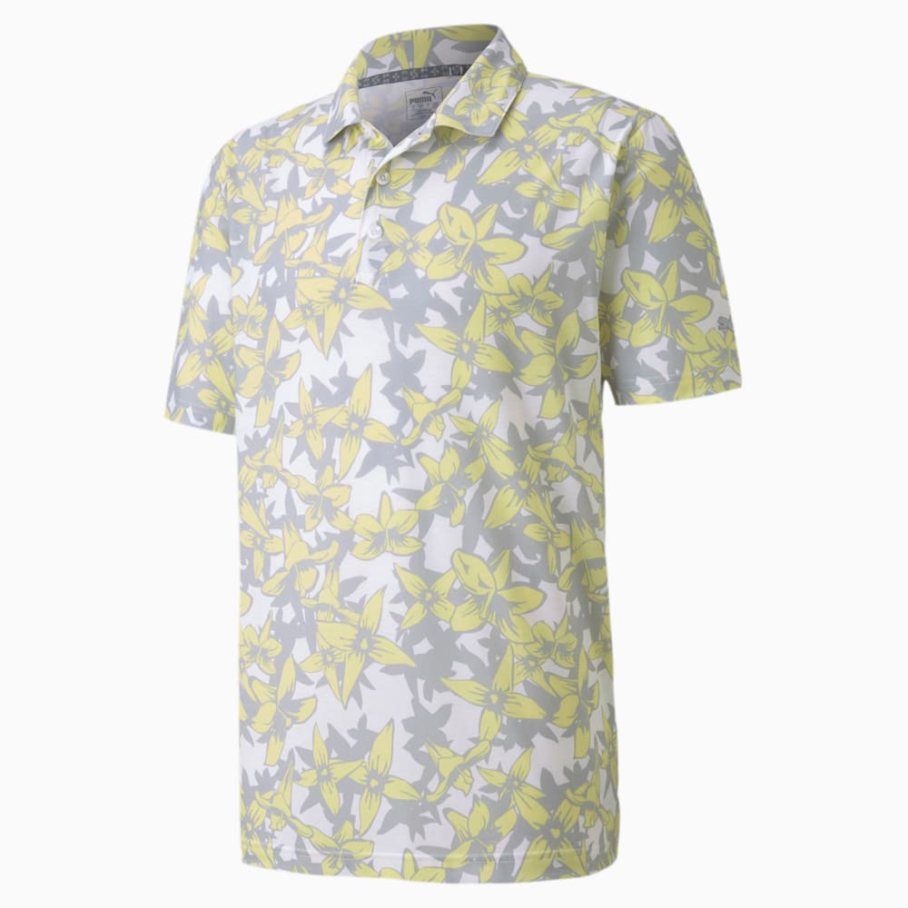 Puma yellow golf shirt store