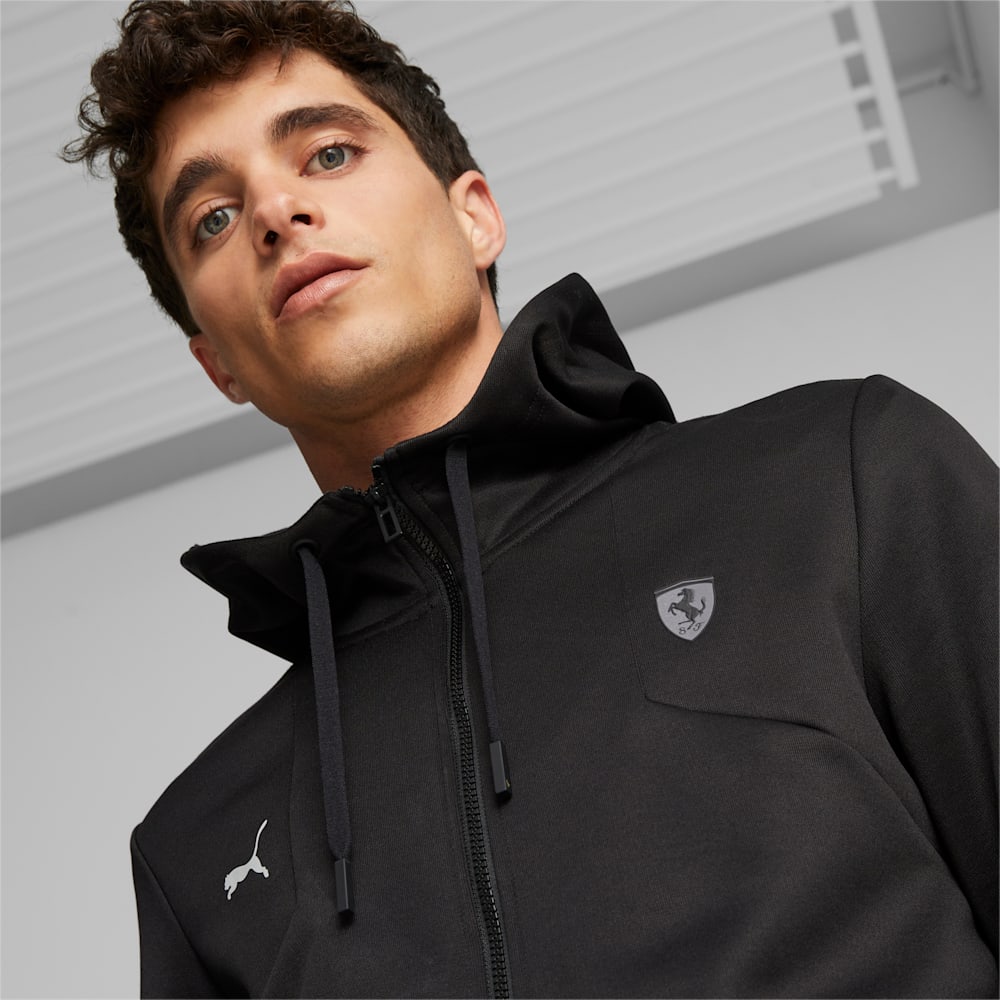 Scuderia Ferrari Style Men s Hooded Sweat Jacket