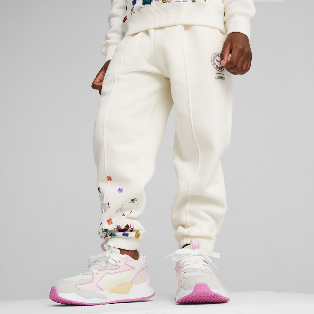 Pants PUMA x LIBERTY para niños, Warm White, large