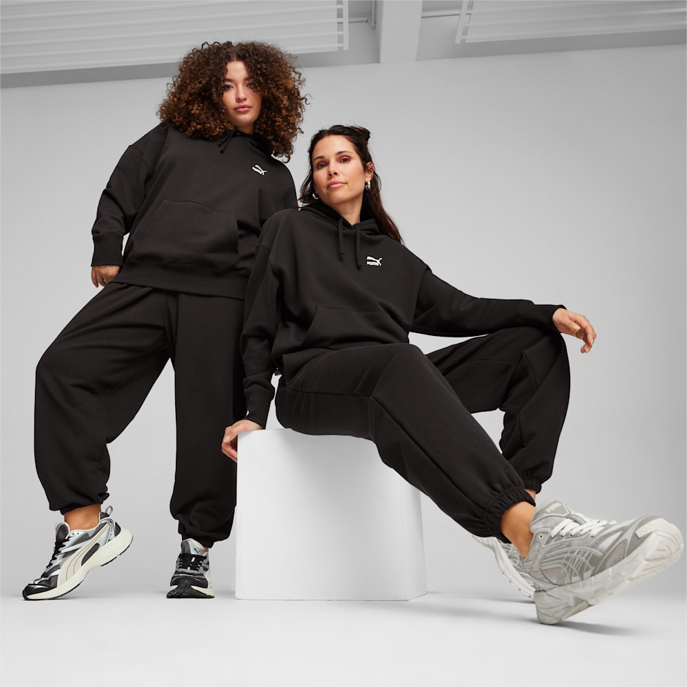 Puma black hoodie womens new arrivals