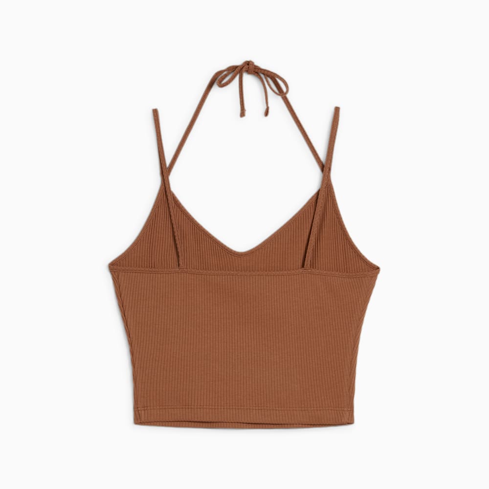 Puma classic orange crop top top