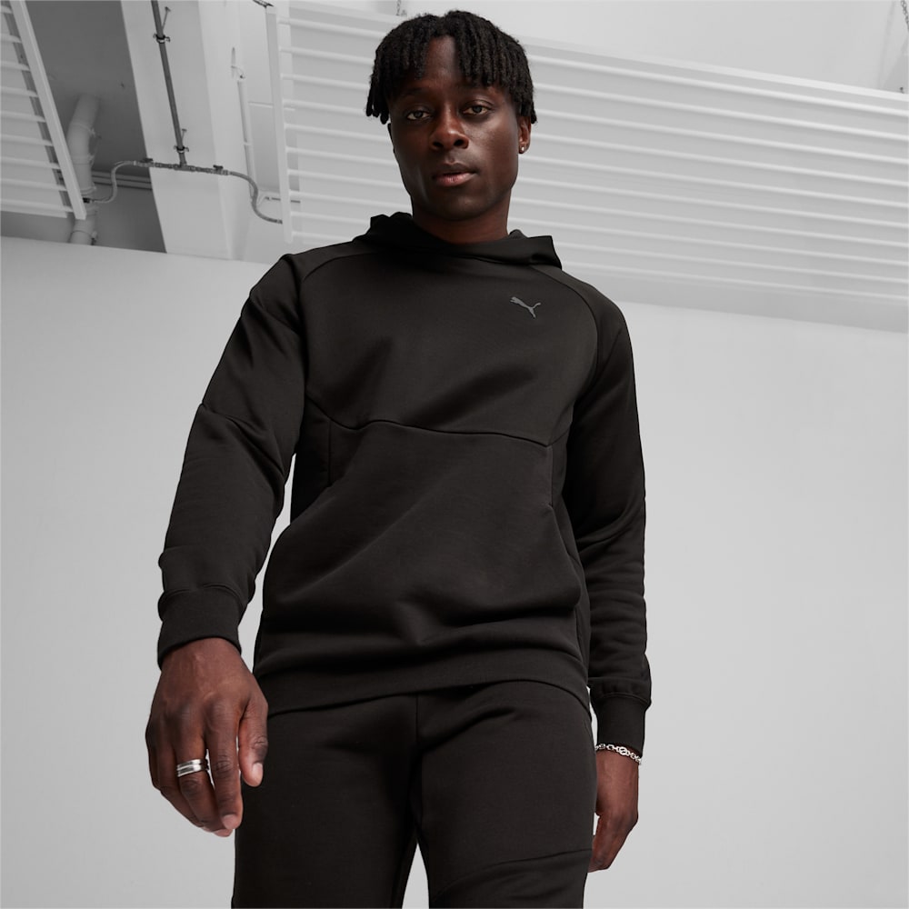 PUMATECH Men's Hoodie, PUMA Black, large-NZL