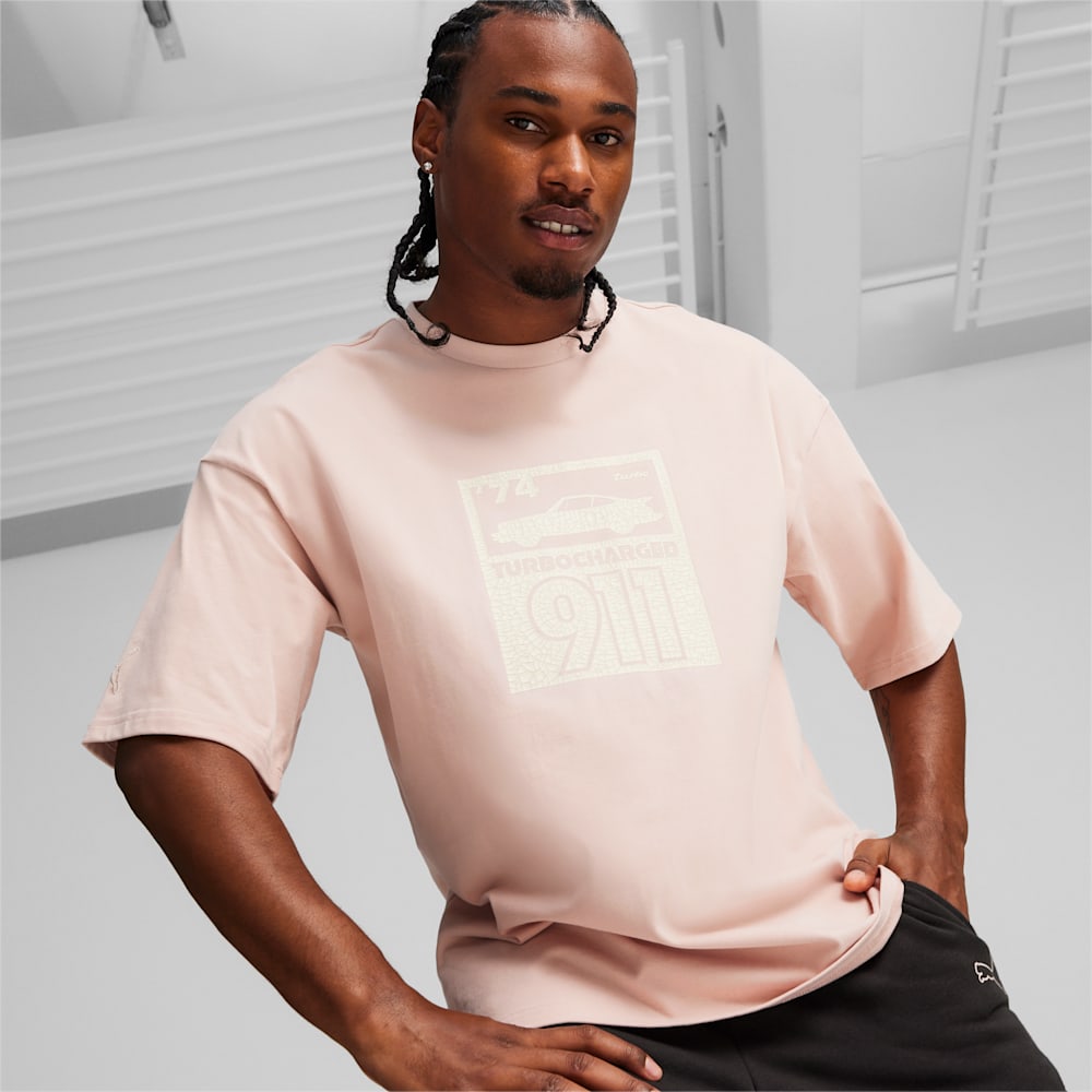 Porsche Legacy Statement Tee Rose Quartz PUMA Shoes PUMA