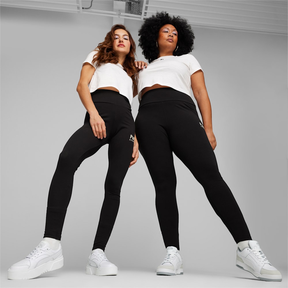 Womens black puma leggings store