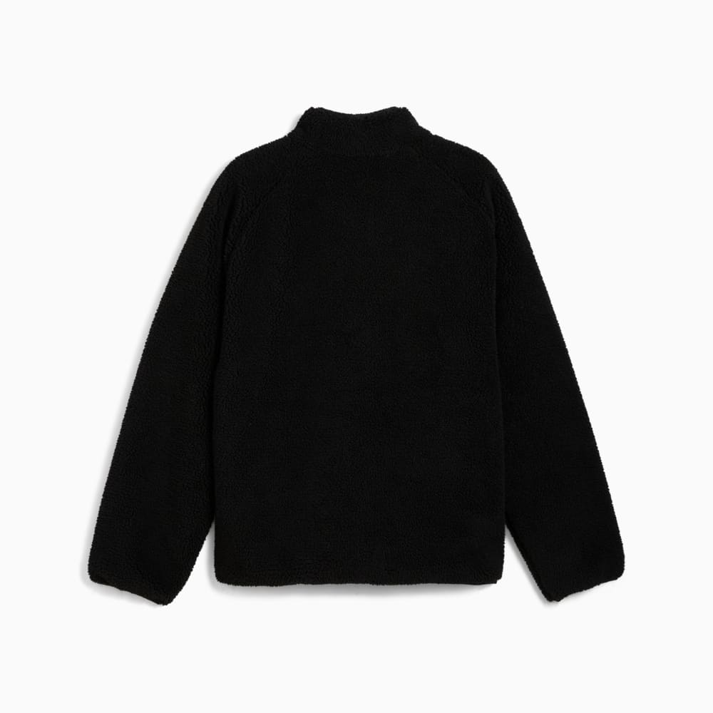 Reversible Men's Sherpa Jacket, PUMA Black, large-NZL