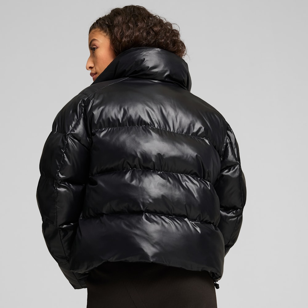 Shiny Women's Puffer Jacket
