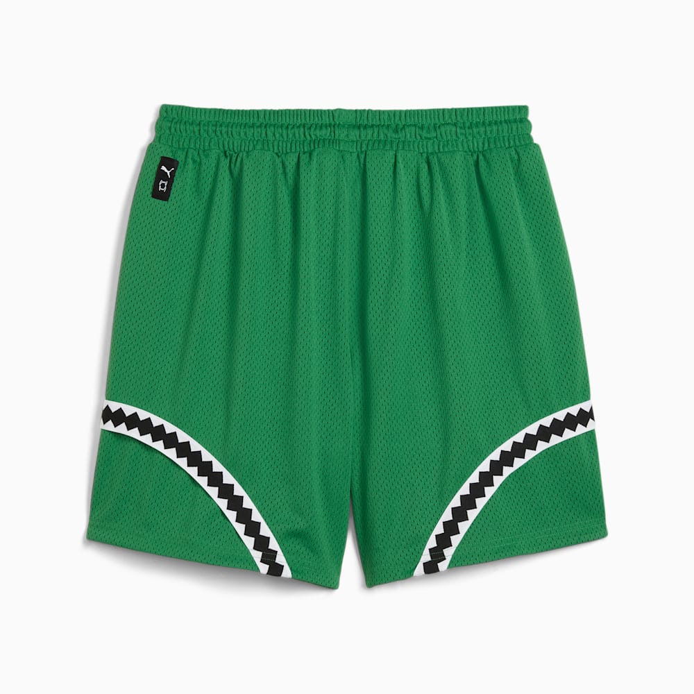 Crowd Craze Mesh Basketball Shorts Men Archive Green PUMA Shoes PUMA