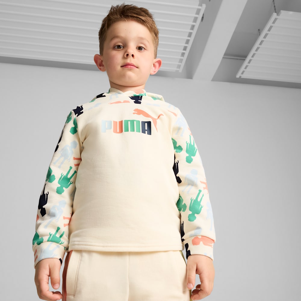 PUMA x PLAYMOBIL® Little Kids' Hoodie, No Color, large