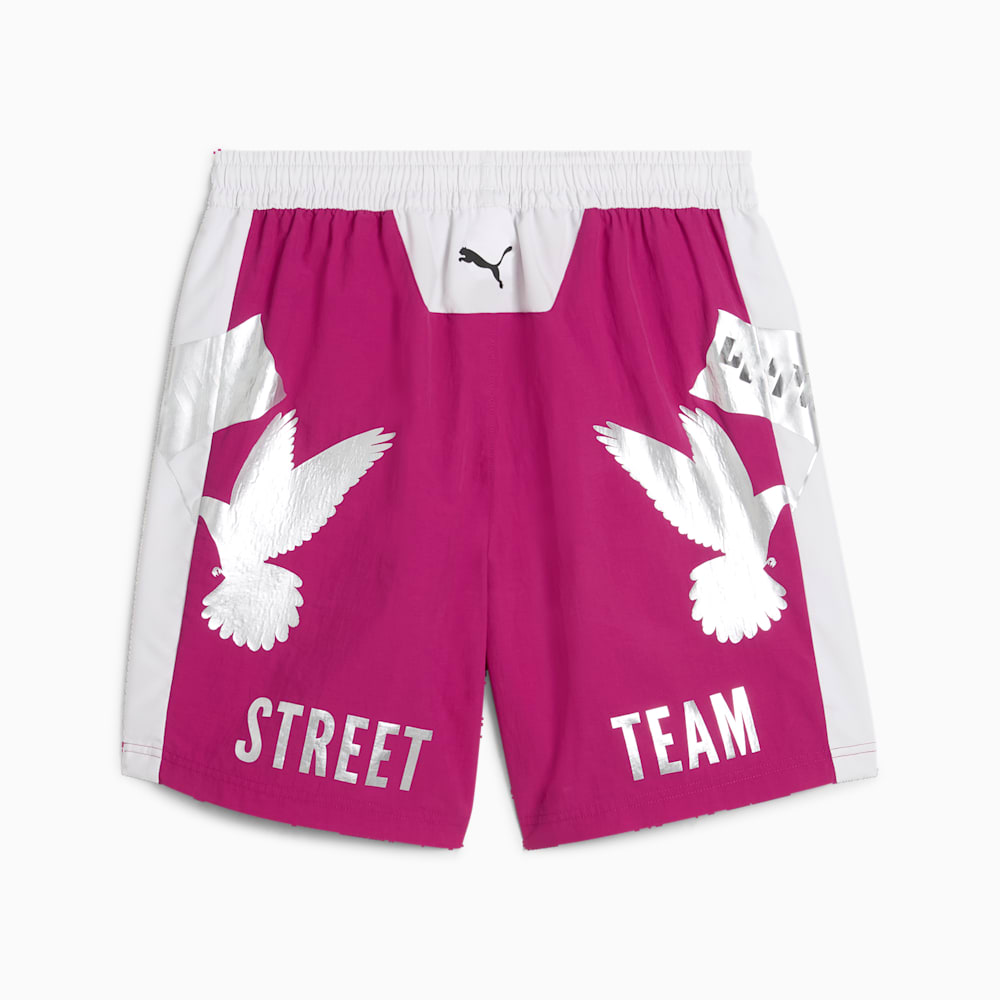 Puma shorts mens pink on sale