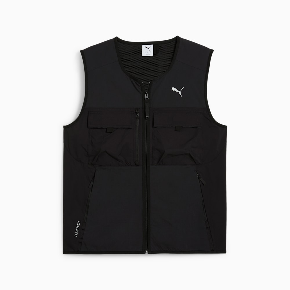 PUMATECH Men's Cargo Vest, PUMA Black, large-NZL